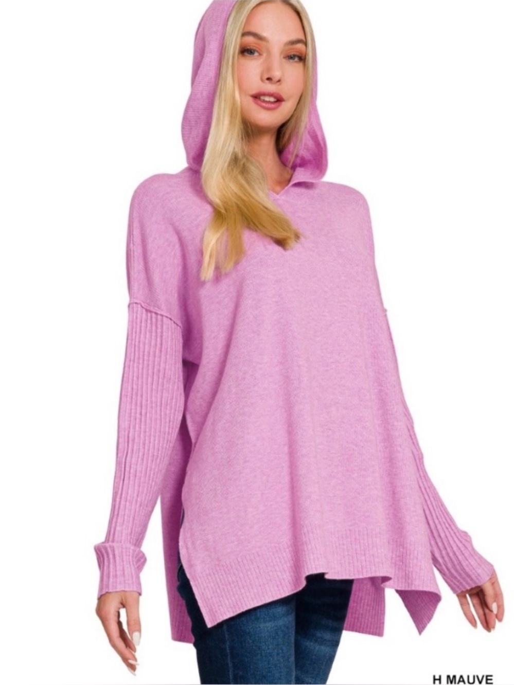 NWT Zenana Outfitters Hooded Pullover Sweater in multiple colors. Super soft.